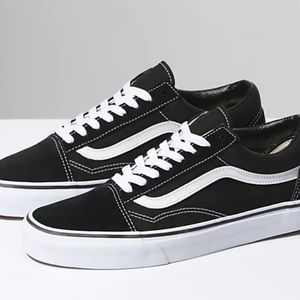 black old SKOOL VANS